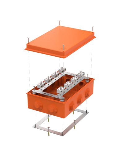 Коробка огнест. 260х175х90 (7 шт/кор) Промрукав (40-0330-FR6.0-4-16-Р) в Хасавюрте Распределительные коробки Pintop.ru