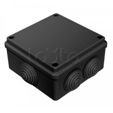 Коробка распределительная для о/п безгалогенная (HF) черная 70х70х40 (132шт/кор) Промрукав (40-0200-9005)