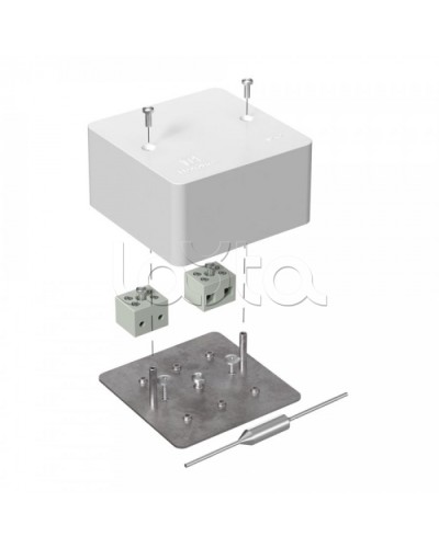 Коробка огнест40-0460-FR6.0-4-П Е15-Е60 (латунь) с термопред 85х85х45 Промрукав (40-0460-FR6.0-4-П-Е60) в Хасавюрте Распределительные коробки Pintop.ru