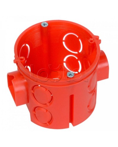 Коробка установочная углубленная безгалогенная (HF) 68х62 с саморезами (140шт/кор) Промрукав (80-0510С) в Хасавюрте Распределительные коробки Pintop.ru