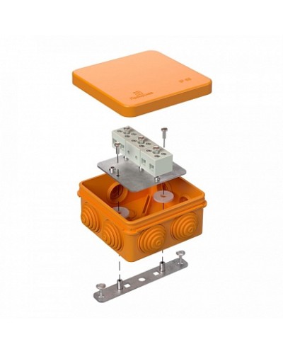 Коробка огнестойкая для о/п 40-0210-FR2.5-6 Е15-Е120 80х80х40 Промрукав в Хасавюрте Огнестойкие кабельные линии Pintop.ru