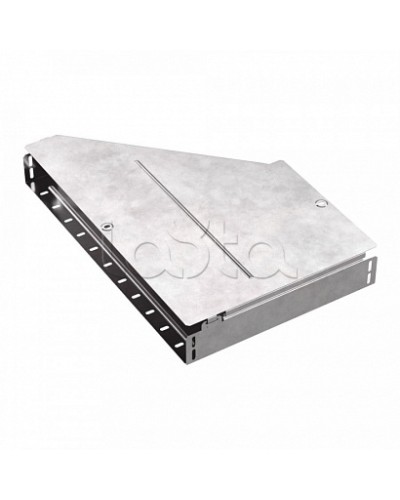 Переходник правый с крышкой Стандарт 600х300х80 Промрукав (PR16.0731) в Хасавюрте Аксессуары для лотков Pintop.ru