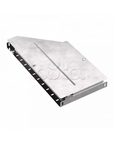 Переходник правый с крышкой Стандарт 600х400х50 Промрукав (PR16.0733) в Хасавюрте Аксессуары для лотков Pintop.ru