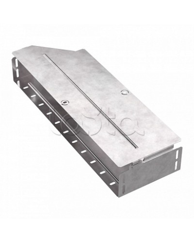 Переходник правый с крышкой Стандарт 600х500х100 Промрукав (PR16.0738) в Хасавюрте Аксессуары для лотков Pintop.ru