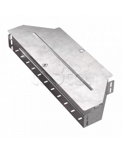 Переходник симметричный с крышкой Стандарт 600х400х80 Промрукав (PR16.0674) в Хасавюрте Аксессуары для лотков Pintop.ru