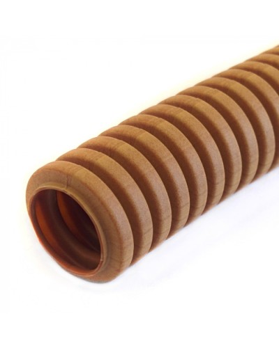 Труба гофрированная ПВХ легкая 350 Н бук с/з д25 (50 м/уп) Промрукав (PR01.0039) в Хасавюрте Труба гофрированная Pintop.ru