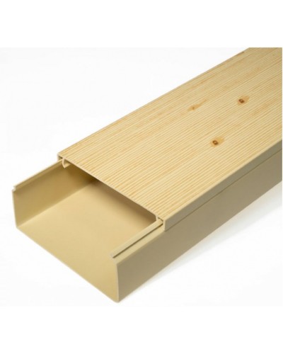 Кабель-канал сосна 2-й замок 100х40 (24м/уп) Промрукав (PR.025453) в Хасавюрте Кабель-канал Pintop.ru