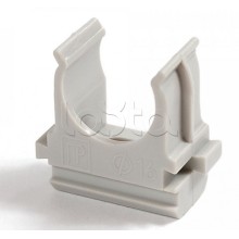 Крепеж-клипса для труб АБС-пластик в п/э д16 (100шт/2000шт уп/кор) Промрукав (PR.02616)