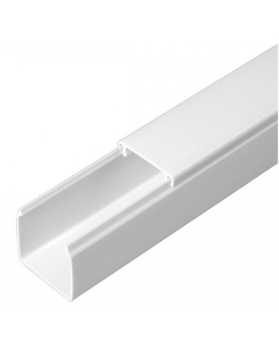 Кабель-канал белый 2-й замок в п/э 25х25 (32 м/уп) Промрукав (PR03.0051) в Хасавюрте Кабель-канал Pintop.ru