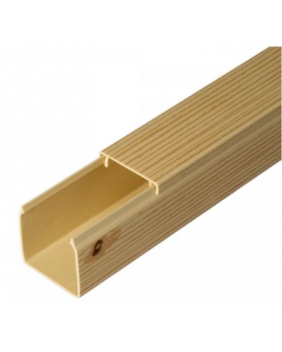 Кабель-канал сосна 2-й замок в п/э 25х25 (32 м/уп) Промрукав (PR03.0183) в Хасавюрте Кабель-канал Pintop.ru