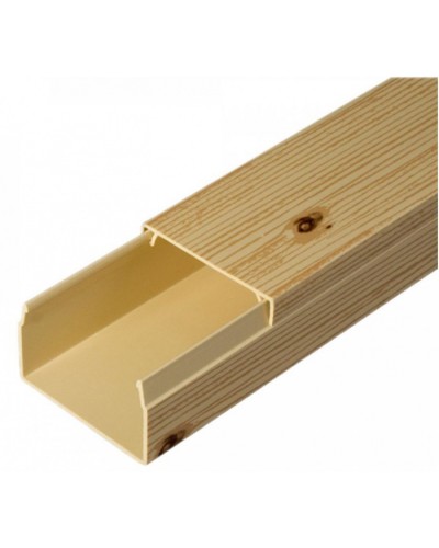 Кабель-канал сосна 2-й замок в п/э 40х25 (24 м/уп) Промрукав (PR03.0185) в Хасавюрте Кабель-канал Pintop.ru