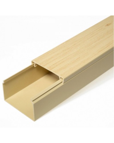 Кабель-канал сосна 2-й замок в п/э 60х40 (18 м/уп) Промрукав (PR03.0187) в Хасавюрте Кабель-канал Pintop.ru