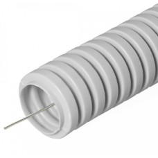 Труба гофрированная ПВХ серая с/з д16 (100м/5500м уп/пал) Строитель Промрукав (PR.031600)