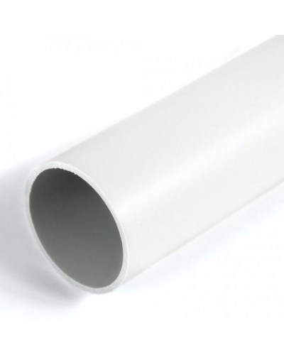 Труба жесткая ПВХ 2-х метровая легкая белая д50 (20м/уп) Промрукав (PR05.0028) в Хасавюрте Гладкая труба Pintop.ru