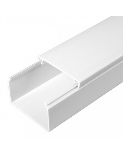 Кабель-канал белый 2-й замок в г/к 60х40 (40м/уп) Промрукав (PR.056040) в Хасавюрте Кабель-канал Pintop.ru