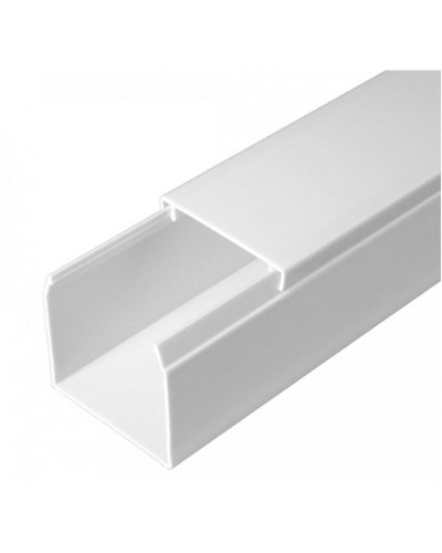 Кабель-канал белый 2-й замок в г/к 40х40 (60м/уп) Промрукав (PR.064040) в Хасавюрте Кабель-канал Pintop.ru