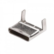 Скрепы бандажные из нержавеющей стали AISI 201 для монтажных лент 20 мм (30 шт/уп) Промрукав (PR08.12705)