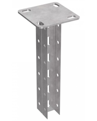 Стойка потолочная для средних нагрузок 35х30х500 пятка 120х120 Промрукав (PR08.2423) в Хасавюрте Аксессуары для лотков Pintop.ru