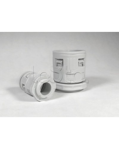 Муфта вводная для гофрированных труб серая ВМ-ГТ-32 Промрукав (PR08.3271) в Хасавюрте Повороты, муфты, тройники Pintop.ru