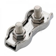 Зажим троса двойной D6мм Duplex (100шт/уп) Промрукав (PR08.3891)