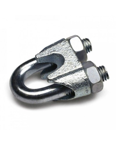 Зажим троса одинарный D6мм тип Слоник DIN 741 (100 шт/уп) Промрукав (PR08.3894) в Хасавюрте Держатели, клипсы, скобы Pintop.ru