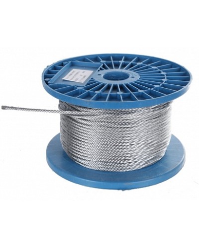 Трос стальной DIN 3055 3мм (200 м/уп) Промрукав (PR08.4821) в Хасавюрте Трос и аксессуары Pintop.ru