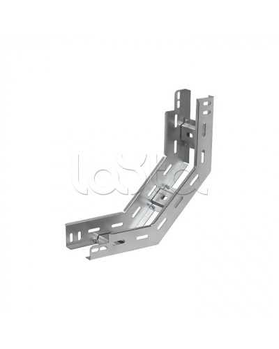 Угол вертикальный внутренний 90 градусов лестничный 400х150 (1,2 мм) Промрукав (PR08.5343) в Хасавюрте Аксессуары для лотков Pintop.ru