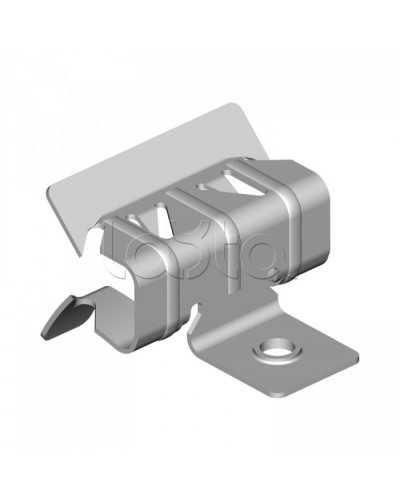 Зажим балочный 15-20 мм с отгибом и резьбой М6 Промрукав (PR08.5846) в Хасавюрте Аксессуары для лотков Pintop.ru