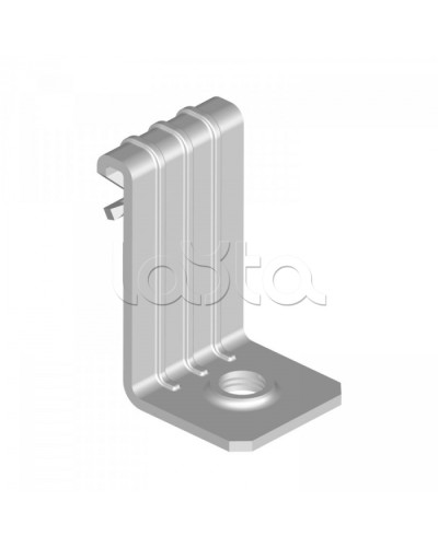 Зажим балочный вертикальный 1-5 мм с отгибом и резьбой М6 Промрукав (PR08.5861) в Хасавюрте Аксессуары для лотков Pintop.ru