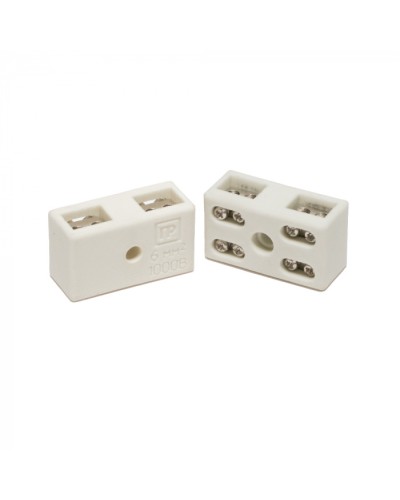 Клемма керам. латунь 6 мм² 2 пары на 8 контактов (5 шт/уп) Промрукав (PR08.7164) в Хасавюрте Аксессуары для кабель-канала Pintop.ru