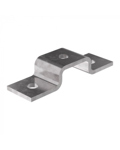 Пластина П-образная 3 отверстия профиль 41х21 HDZ Промрукав (PR08.8794) в Хасавюрте Аксессуары для лотков Pintop.ru