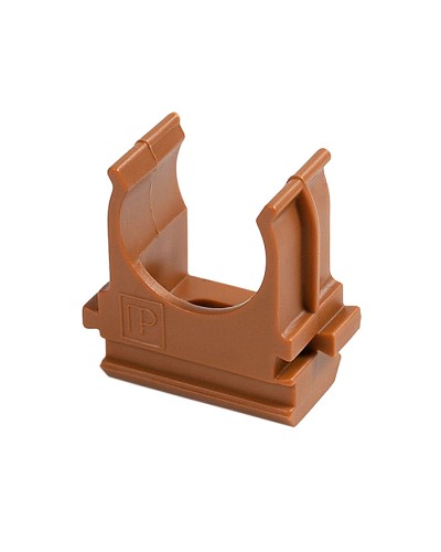 Крепёж-клипса для труб АБС-пластик бук д20 в малой упаковке (10шт/1000шт уп/кор) Промрукав (PR13.0052) в Хасавюрте Держатели, клипсы, скобы Pintop.ru