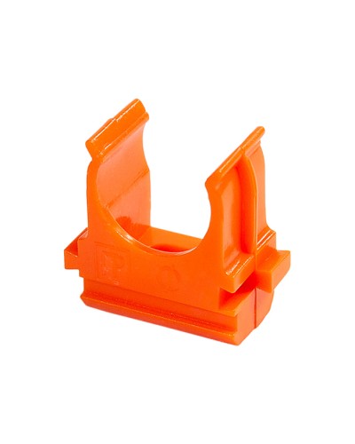 Крепёж-клипса для труб АБС-пластик оранжевая д40 (15шт/300шт уп/кор) Промрукав (PR13.0106) в Хасавюрте Держатели, клипсы, скобы Pintop.ru