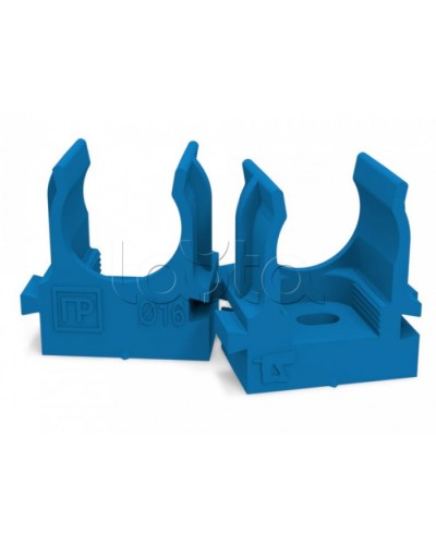 Крепеж-клипса для труб для монтажного пистолета синяя д16 (100шт/1100шт уп/кор) Промрукав (PR13.0143) в Хасавюрте Держатели, клипсы, скобы Pintop.ru