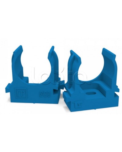 Крепеж-клипса для труб для монтажного пистолета синяя д20 (100шт/900шт уп/кор) Промрукав (PR13.0144) в Хасавюрте Держатели, клипсы, скобы Pintop.ru