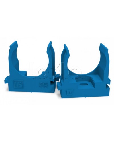 Крепеж-клипса для труб для монтажного пистолета синяя д25 (100шт/700шт уп/кор) Промрукав (PR13.0145) в Хасавюрте Держатели, клипсы, скобы Pintop.ru