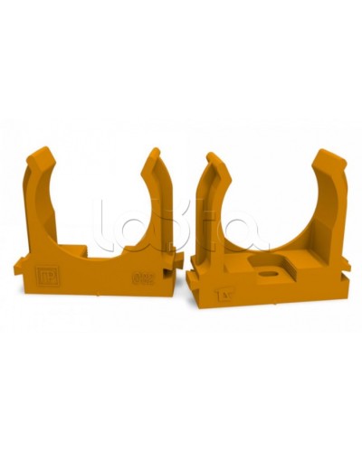 Крепеж-клипса для труб для монтажного пистолета оранжевая д32 (25шт/500шт уп/кор) Промрукав (PR13.0154) в Хасавюрте Держатели, клипсы, скобы Pintop.ru