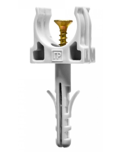 Крепеж-клипса с дюбелем и саморезом серая д16 (100шт/1500шт уп/кор) Промрукав (PR13.0215) в Хасавюрте Крепеж: Дюбели, шурупы, саморезы Pintop.ru