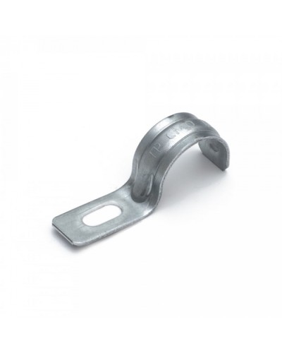 Скоба металлическая однолапковая усиленная противопожарная СМОУ d19-20 мм (100 шт/уп) Промрукав (PR13.02401) в Хасавюрте Держатели, клипсы, скобы Pintop.ru