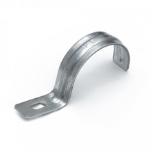 Скоба металлическая однолапковая усиленная противопожарная СМОУ d38-40 мм (50 шт/уп) Промрукав (PR13.02405)