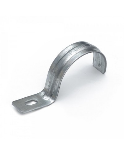 Скоба металлическая однолапковая усиленная противопожарная СМОУ d38-40 мм (50 шт/уп) Промрукав (PR13.02405) в Хасавюрте Держатели, клипсы, скобы Pintop.ru