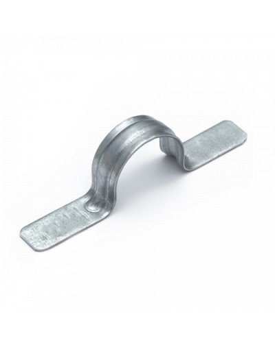 Скоба металлическая двухлапковая СМД d25-26 мм для монт.пист.(без отверстий) (100 шт/уп) Промрукав (PR13.1989) в Хасавюрте Держатели, клипсы, скобы Pintop.ru