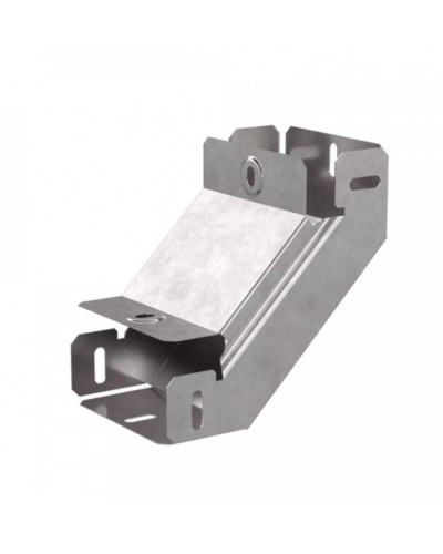 Угол вертикальный внутренний 90 градусов с крышкой Стандарт 100х50 Промрукав (PR16.0445) в Хасавюрте Аксессуары для кабель-канала Pintop.ru