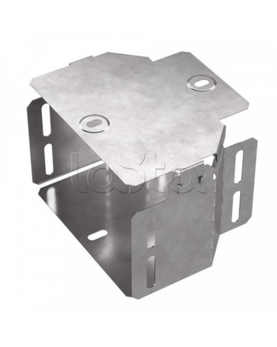 Переходник симметричный с крышкой Стандарт 150х100х100 Промрукав (PR16.0470) в Хасавюрте Аксессуары для лотков Pintop.ru