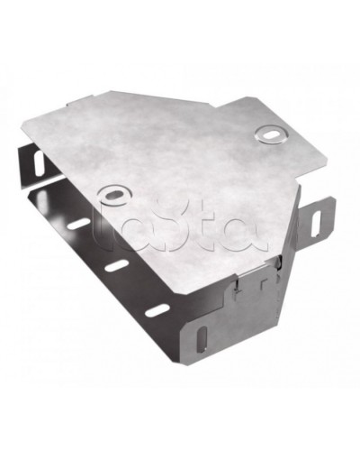 Переходник симметричный с крышкой Стандарт 200х100х50 Промрукав (PR16.0471) в Хасавюрте Аксессуары для лотков Pintop.ru