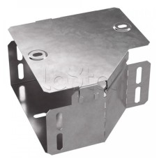 Переходник левый с крышкой Стандарт 150х100х80 Промрукав (PR16.0487)