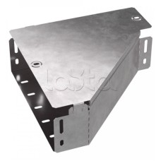 Переходник левый с крышкой Стандарт 300х100х100 Промрукав (PR16.0501)