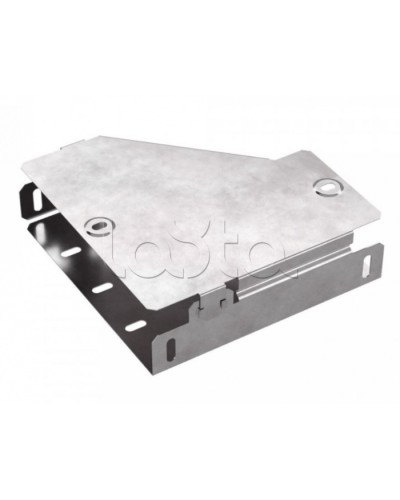 Переходник правый с крышкой Стандарт 200х100х50 Промрукав (PR16.0507) в Хасавюрте Аксессуары для лотков Pintop.ru