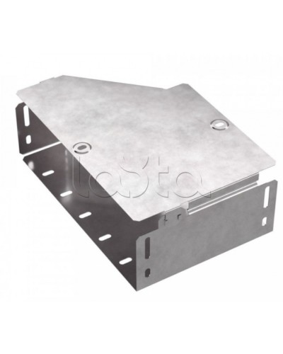 Переходник правый с крышкой Стандарт 300х200х100 Промрукав (PR16.0521) в Хасавюрте Аксессуары для лотков Pintop.ru