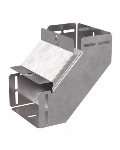 Угол вертикальный внутренний 90 градусов с крышкой Стандарт 150х100 Промрукав (PR16.0529) в Хасавюрте Аксессуары для лотков Pintop.ru